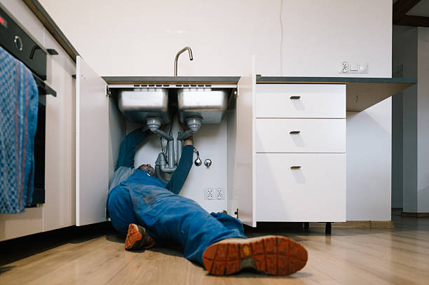 Professional Drain Cleaning technician working in Lincoln Park, PA